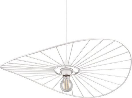 Rl live your light reality chapeau - lampa wisząca - biały mat - zał. 1x e27 40w - regulacja wysokości