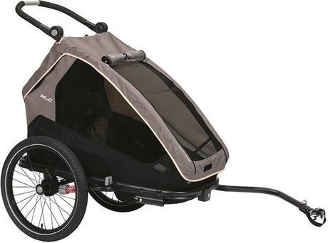 Przyczepka rowerowa Xlc monos - szara - bs-c09 - wózek - jogger
