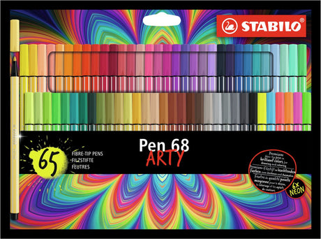 Stabilo Pen 68 - Felt -Tip Pen - Arty - Set z 65 sztukami