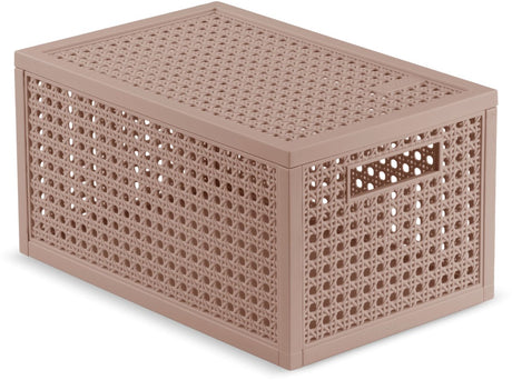 Kosz do przechowywania Curver na kaya - 7l - 18,8x30x15,4 cm - ciepły taupe