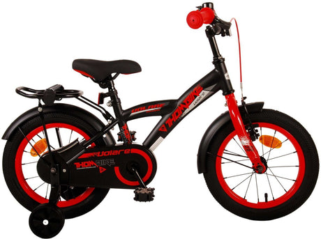 Rower dziecięcy Volare Thombike - Chłopcy - 14 cali - Czarny Czerwony