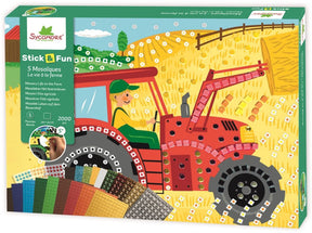 Sycomore xl mozaïek speelgoed - stick'n fun boerderij - creatief knutselen.