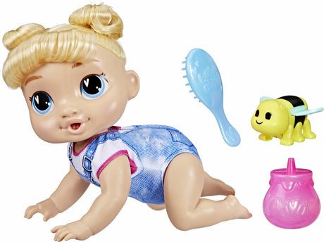 Baby Alive – Harfiarskie uściski – elektroniczna pełzająca lalka – 27 cm