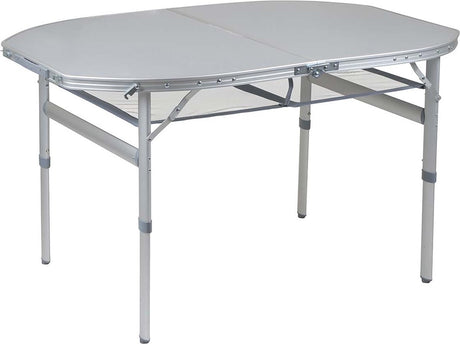 Bo-camp - stół - premium - owalny - model walizkowy - 120x80 cm