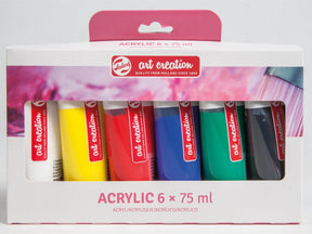 Zestaw farb akrylowych Talens Art Creation 6 x 75 ml
