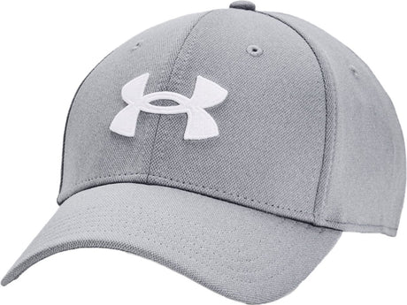 Męska czapka z daszkiem Under Armour Blitzing Low str-szara - stalowo-biała