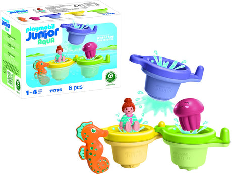 Playmobil junior aqua pływające kubki z zabawą wodną - 71776
