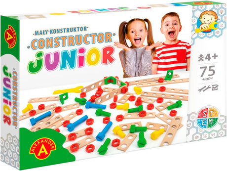 Junior konstruktor zabawek Alexander - zestawy do budowania zrób to sam - 75 elementów