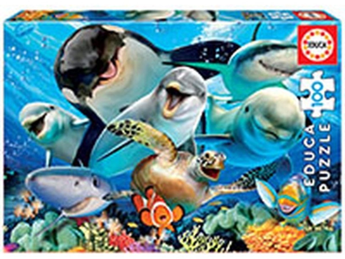 Puzzle Educa 100 elementów - zwierzęta