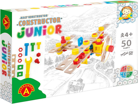 Junior konstruktor zabawek Alexander - samolot - 50 szt
