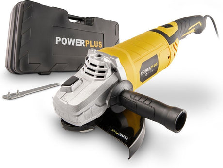 Elektryczna szlifierka kątowa Powerplus powx0618 - szlifierka 2500w - tarcza szlifierska 230mm ᴓ, elektronarzędzie kompaktowe