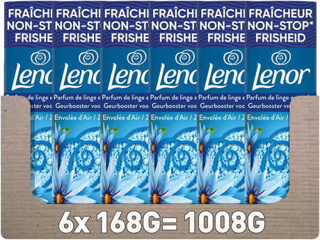 Wzmacniacz zapachu Lenor Morska Bryza - 6 x 168 gramów - perfumy do prania
