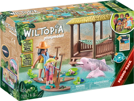 Playmobil wiltopia - wyprawa wiosłowa z delfinami rzecznymi - 71143
