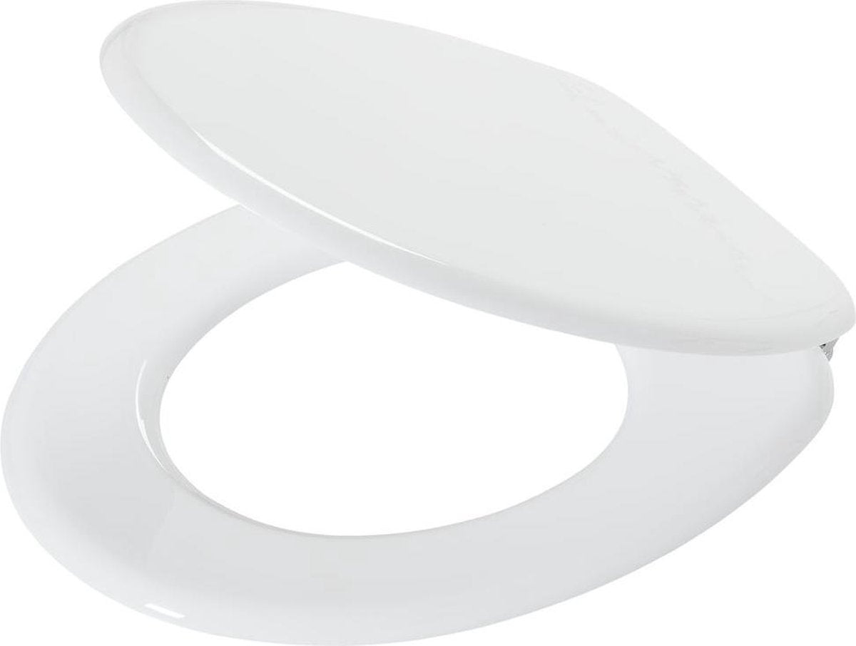 Tiger oregon - wc bril met deksel - toiletbril - mdf - wit