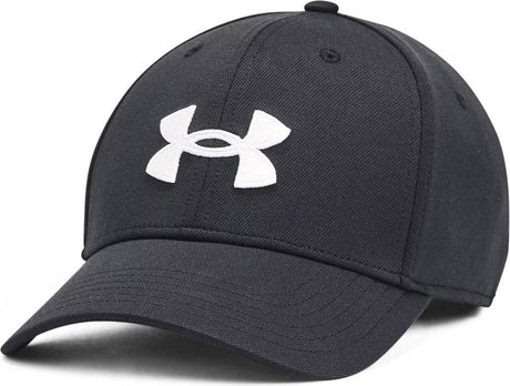 Męska czapka z daszkiem Under Armour m blitzing low adj-blk - czarno - biała