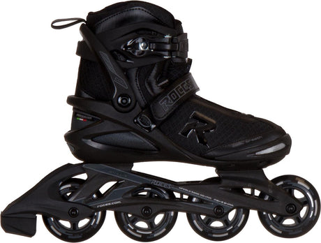 Rolki Roces icon 80 dla dorosłych - koła 4x80mm - łyżwy fitness - czarne - rozmiar 39