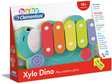 Clementoni baby - xylo dino, instrument zabawkowy