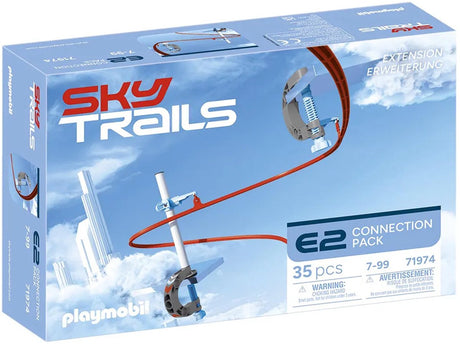Zestaw połączeniowy Playmobil Sky Trails — 71974 | pakiet rozszerzeń i przyłączy do budynków | twórz nowe trasy i przygody dla swojego świata podniebnych szlaków | dla fanów akcji i miłośników konstrukcji
