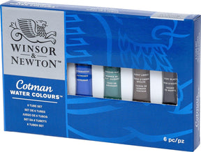 Zestaw akwareli Winsor Newton Cotman 6 tubek 8ml