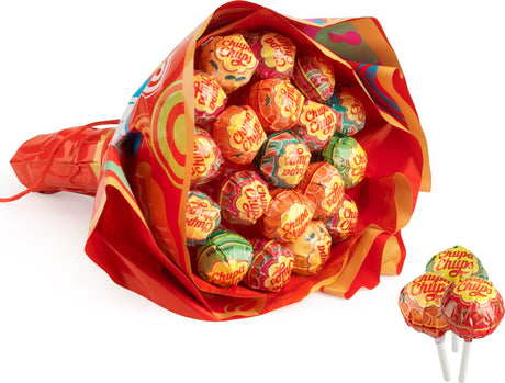 Bukiet kwiatów Chupa chups Lollipop - cukierki - 1x19 sztuk