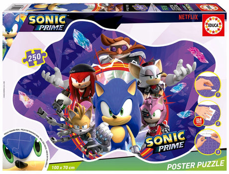 Puzzle Educa Sonic Prime 250 elementów