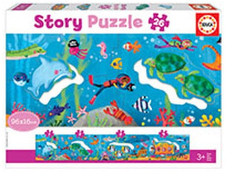 Educa - puzzle - 26 elementów - podwodny świat