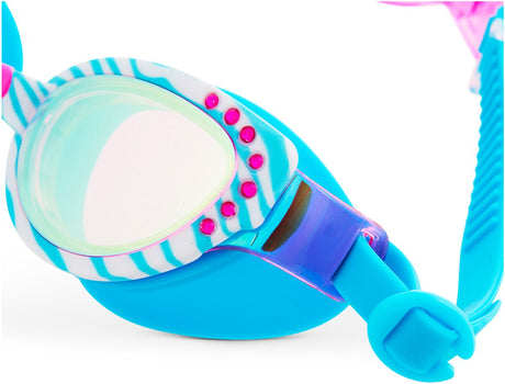 Dziecięce okulary pływackie Bling2o - Cleo - okulary do nurkowania - przeciwmgielne - ochrona UV - niebieskie