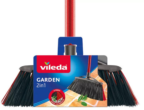 Szczotka ogrodowa Vileda 2w1 + kij