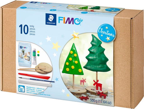 Fimo air - modelina schnąca na powietrzu - zestaw świąteczny