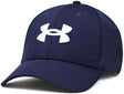 Męska czapka z daszkiem Under Armour m Blitzing Low str-blu - granatowy - biały