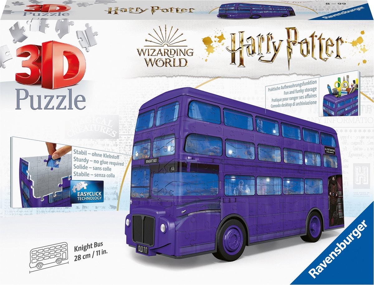 Autobus Ravensburger Harry Potter - puzzle 3D - 216 elementów