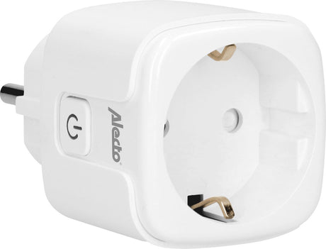 Alecto smart-plug20 - inteligentny adapter WiFi z licznikiem energii - 16a 3680w - biały
