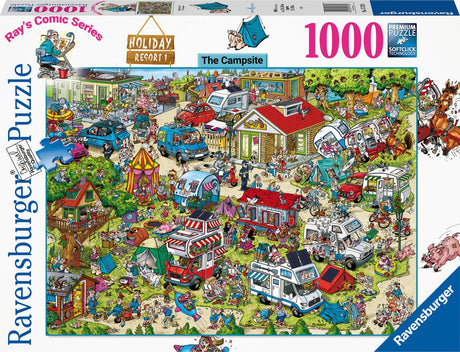 Seria komiksów Ravensburgera Raya - Ośrodek Wczasowy 1: Kemping - układanka 1000 elementów