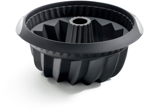 Forma do pieczenia Lékué - savarin - 22 cm - silikon - czarna