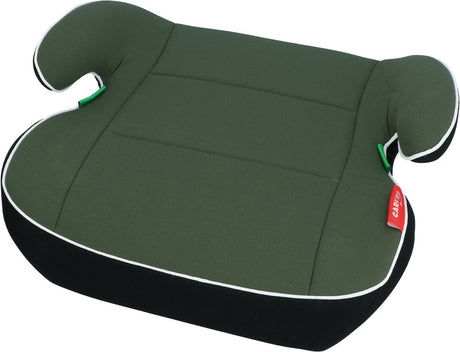 Fotelik podwyższający Carkids i-size sam - spełnia normę i-size r-129 - dla dzieci od 125-150 cm - zdejmowane pokrycie, które można prać - elastyczny montaż - zielony czarny