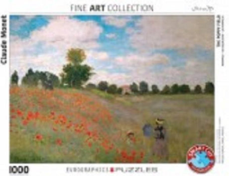 Eurographics - maki w argenteuil [coquelicots, près de argenteuil] - claude monet - 1000 elementów 68×48cm (szer.×wys.) - puzzle artystyczne
