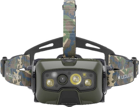 Ledlenser hf8r core - latarka czołowa - akumulator - 1600 lumenów - ip68 - akumulator przedni - cyfrowe ogniskowanie - adaptacyjna wiązka światła - bluetooth - rgb