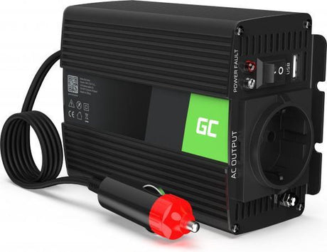 Przetwornica napięcia z zielonymi ogniwami 12 V na 230 V 150 W 300 W czysta fala sinusoidalna.