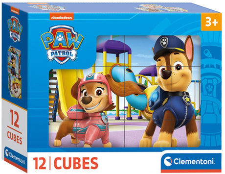 Clementoni - puzzle 12 klocków - Psi Patrol - 6 obrazków - od 3 lat