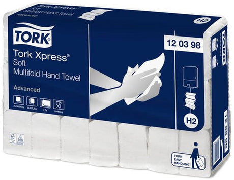 Tork 120398 xpress ręcznik składany h2 2-warstwowy biały 3780 sztuk (120398)