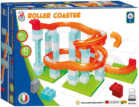 Androni Knikkerbaan Roller Coaster, 62dlg.