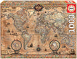 Educa - antyczna mapa świata - 1000 elementów - układanka