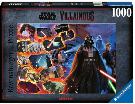 Puzzle Ravensburger Star Wars Villainous: Darth Vader - układanka - 1000 elementów