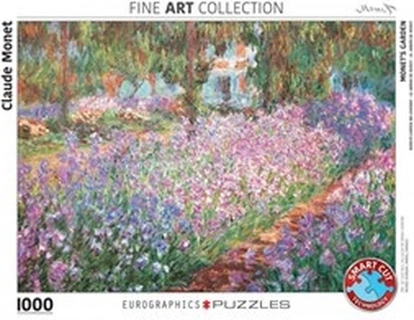 Eurographics - ogród artysty w Giverny [le jardin de l'artiste à Giverny] - claude monet - 1000 elementów 68×48cm (szer.×wys.) - puzzle artystyczne