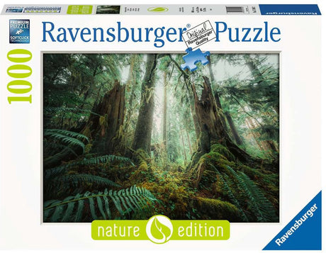Puzzle Ravensburger w lesie - układanka - 1000 elementów
