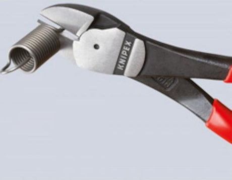 Szczypce tnące boczne Knipex, chromowane, pokryte tworzywem sztucznym, 200 mm - 7421200