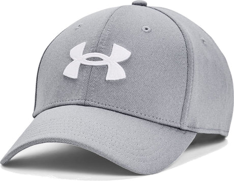 Męska czapka z daszkiem Under Armour Blitzing Low str-szara - stalowo-biała