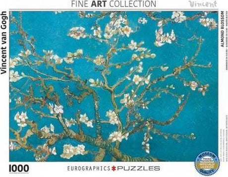 Eurographics - kwiat migdałowca [fleurs d'amandier] - vincent van gogh - 1000 elementów 68×48cm (szer.×wys.) - puzzle artystyczne