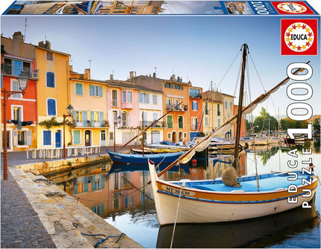 Educa - puzzle - 1000 elementów - port Martigues w Prowansji