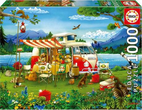 Educa - puzzle - 1000 elementów - wakacje na wsi - układanka